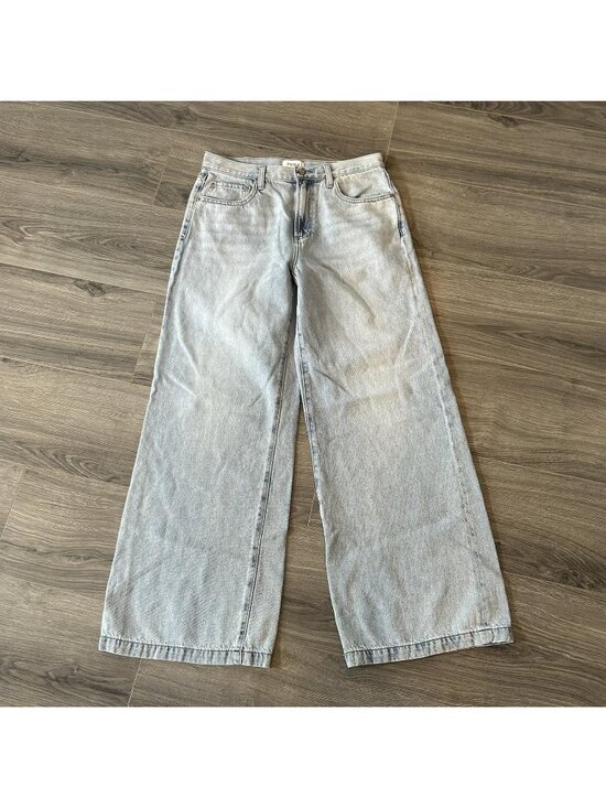 pistola Denim - Pistola Jeans Women 29 Jadyn Low Slung Palazzo Chateau Blue Light Wash Wide Leg